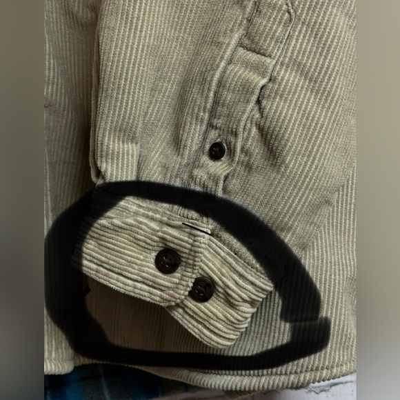 Wolverine Boots And Gear Mens XXL Corduroy Fleece Lined Shirt Jacket Tan Shaket - Picture 13 of 13